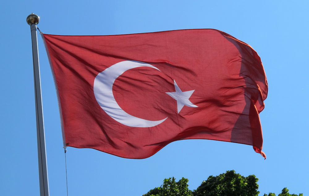 Turkiets Flagga Kop Din Flagga Hos Flaggoronline Se